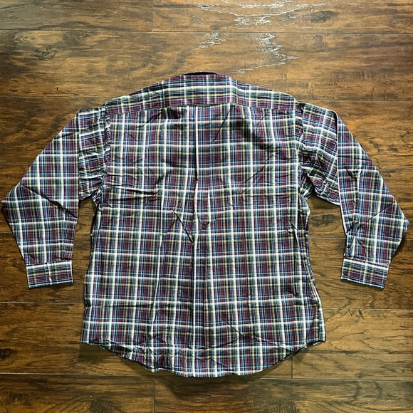 tommy hilfiger plaid button down sz XL - Picture 5 of 5